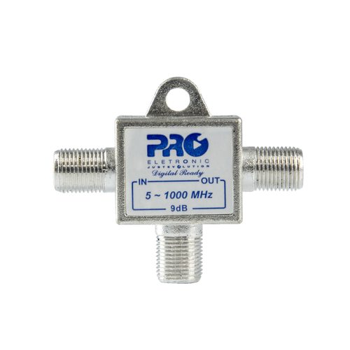 TOMADA T 1GHZ  9DB SOLDER BACK