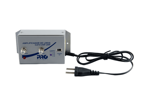 AMPLIF. DE LINHA PARA DISTRIBUICAO DE SINAIS DE TELEVISAO VHF/UHF 25DB BIVOLT