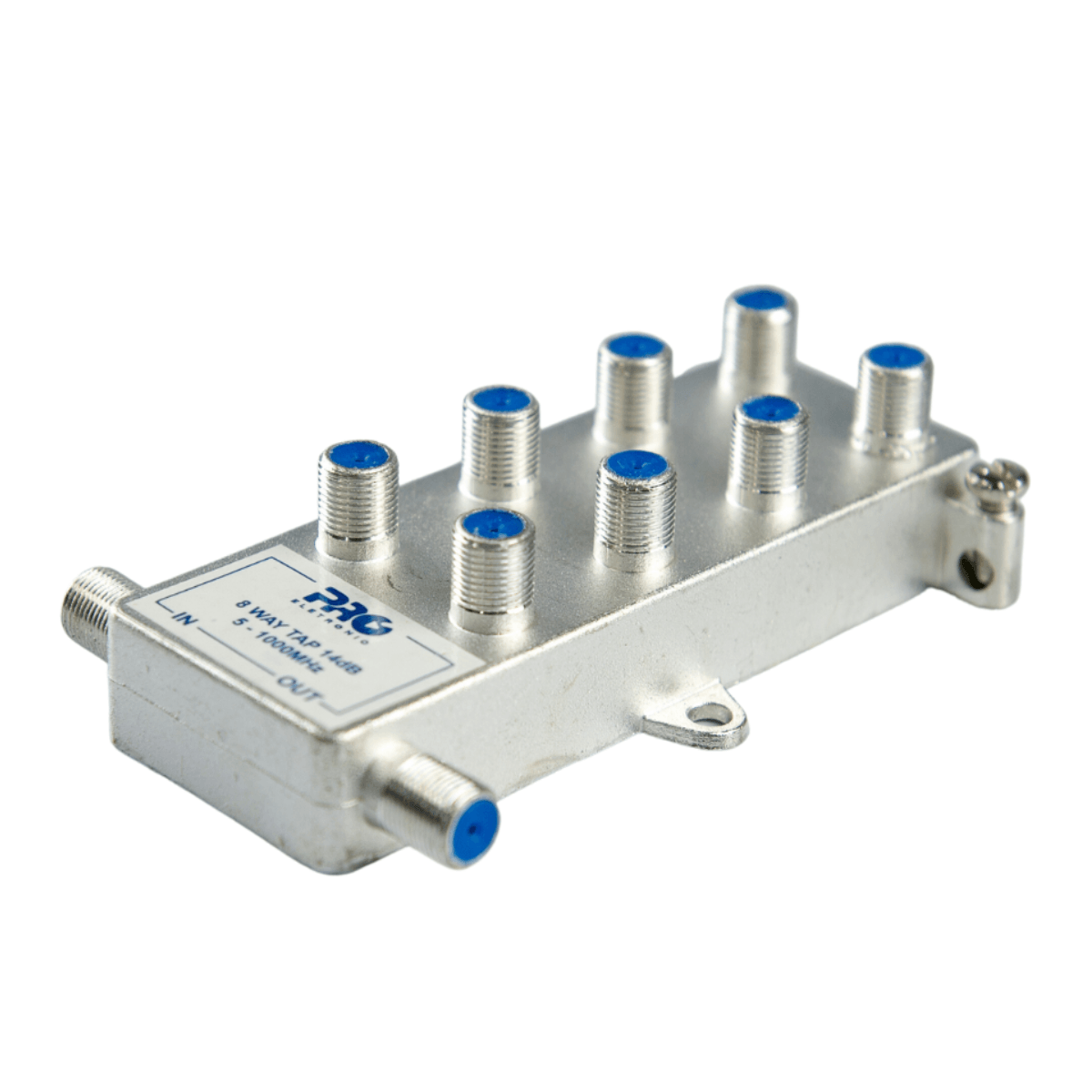 Detalhe das conex&otilde;es de entrada e sa&iacute;da da Tomada TAP